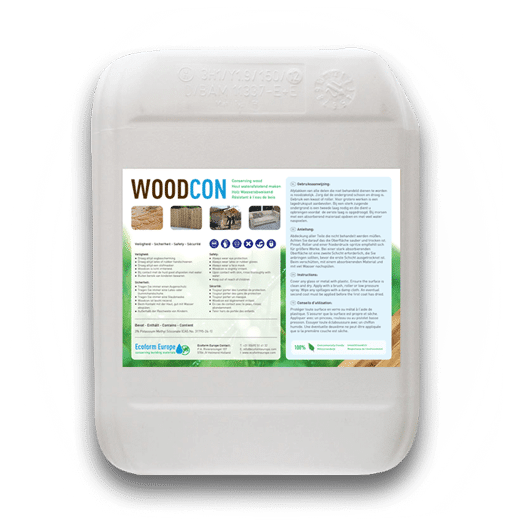 Woodcon maakt alle hout soorten waterafstotend
