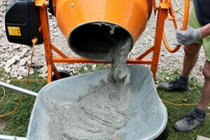 Waterdicht cement maken